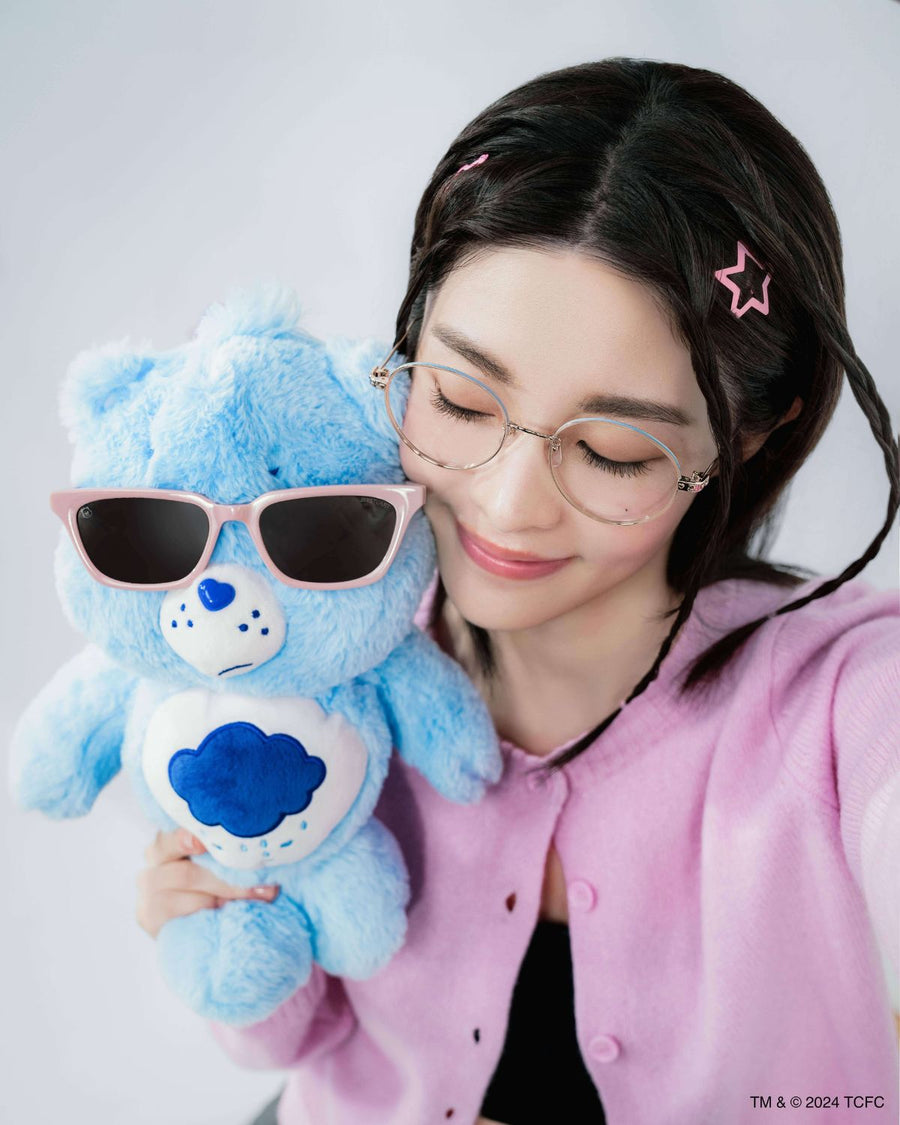 JS x Care Bears JL33093 - 圓形混合鈦金屬光學眼鏡