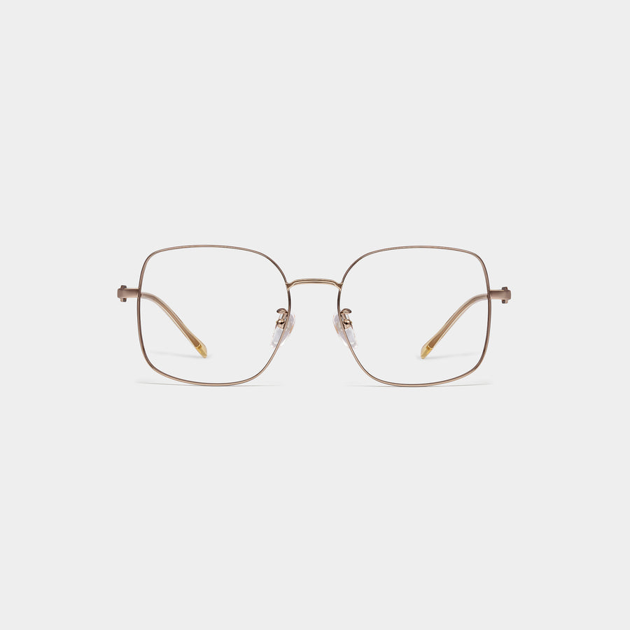 ASPIRATION - Square Mixed Titanium Optical Glasses