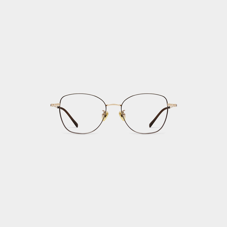 YARA - 蝴蝶形鈦金屬光學眼鏡