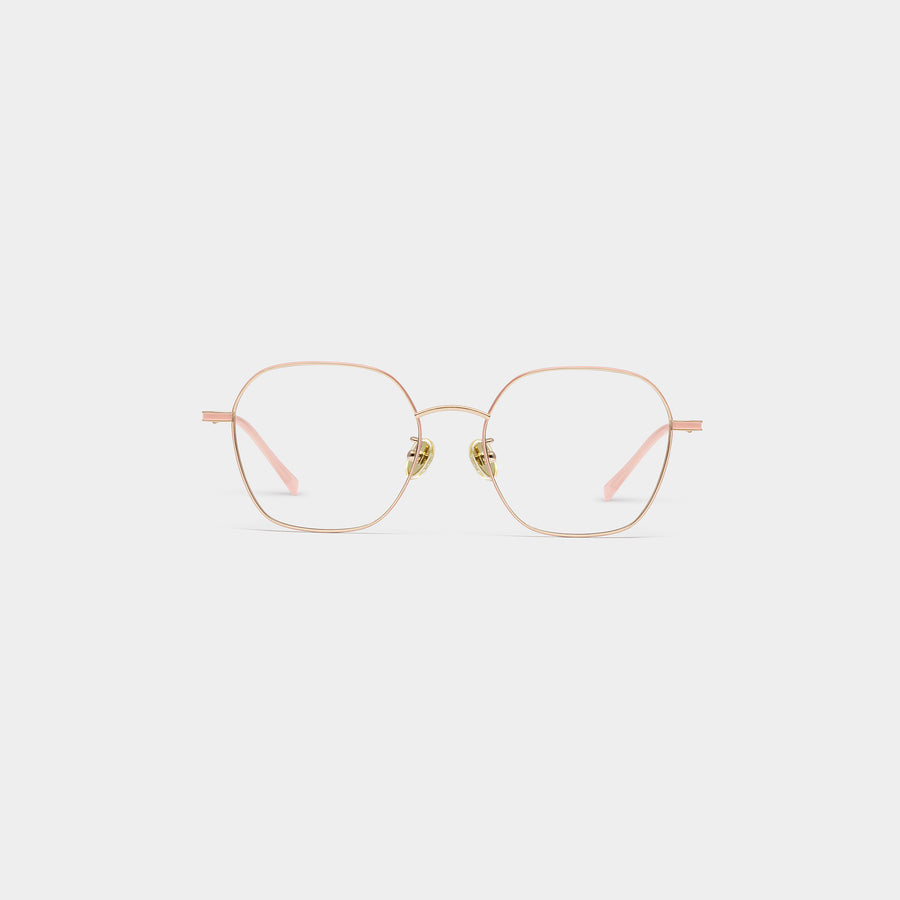 NADIA - 多邊形鈦金屬光學眼鏡