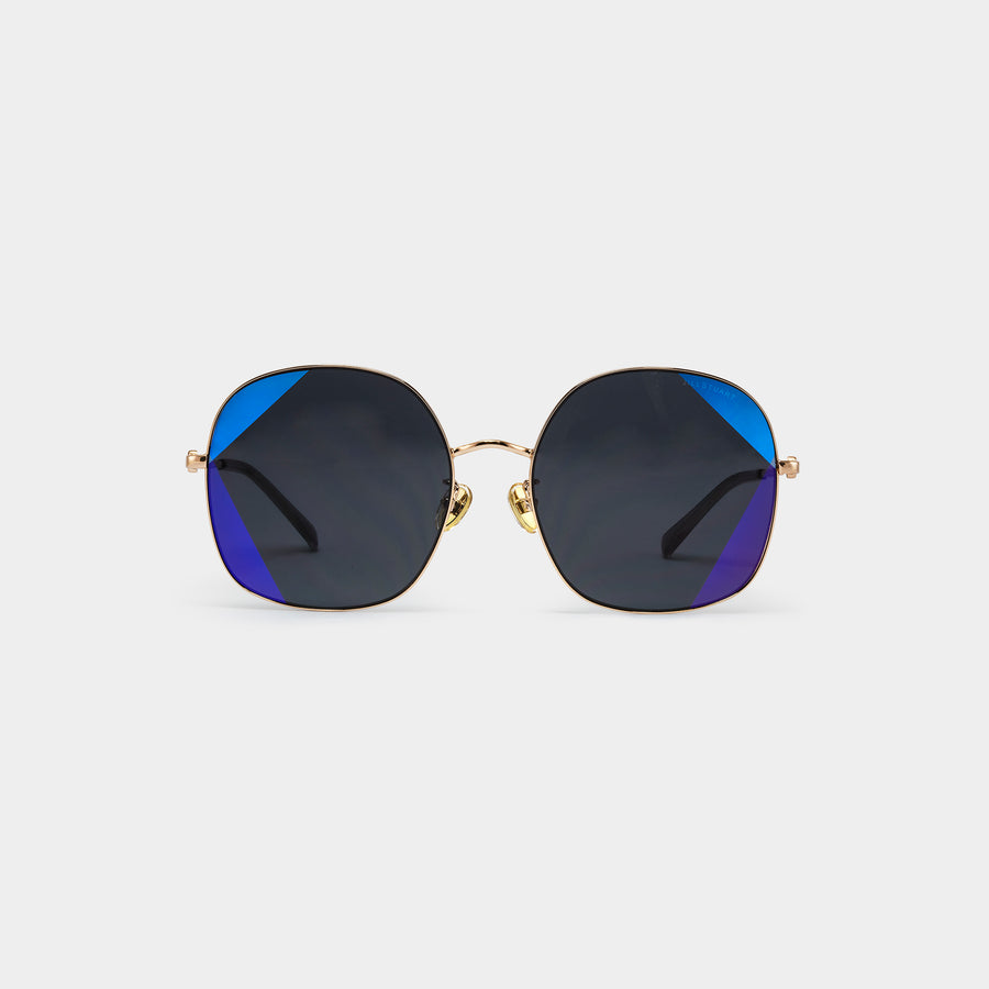 Square Metal Frame Sunglasses | JILLSTUART Eyewear STEPHANIE