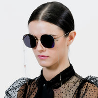 Square Metal Frame Sunglasses | JILLSTUART Eyewear STEPHANIE